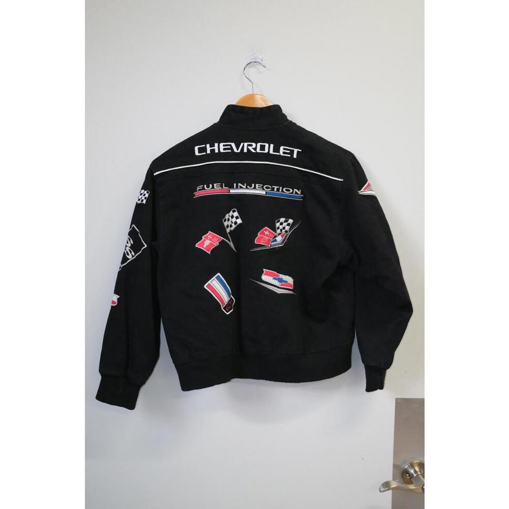 90's SR Designs Chevrolet Fuel Injection Racing Jacket - Picture 2 of 7